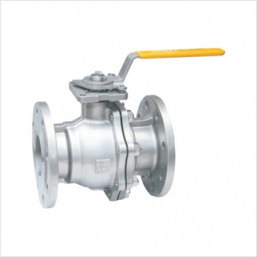 二片式國標高平臺法蘭球閥